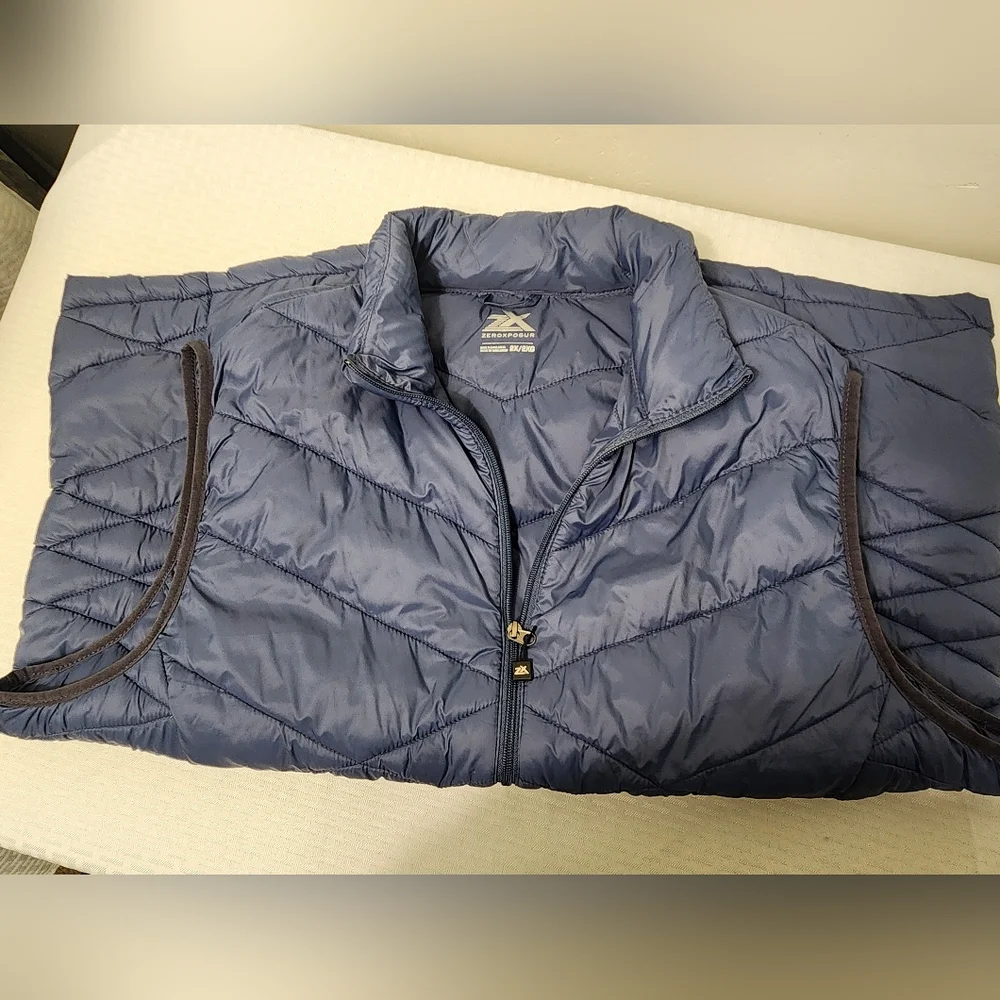 ZeroXposur Men's Blue Vest Size 2X/2XG.   #B14 - Picture 14 of 17